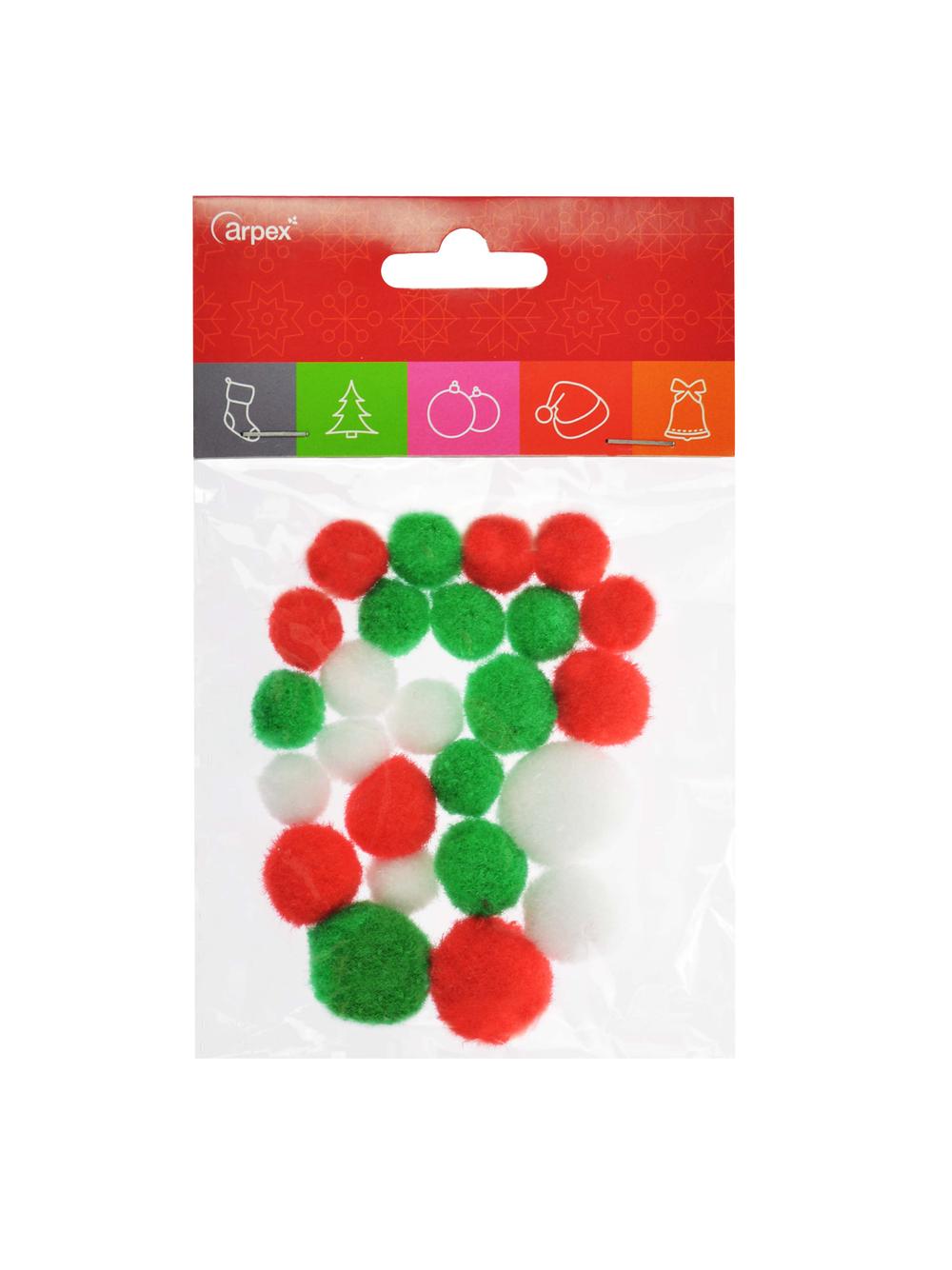 Pomponiki do zestawu zrób to sam (25 szt.)