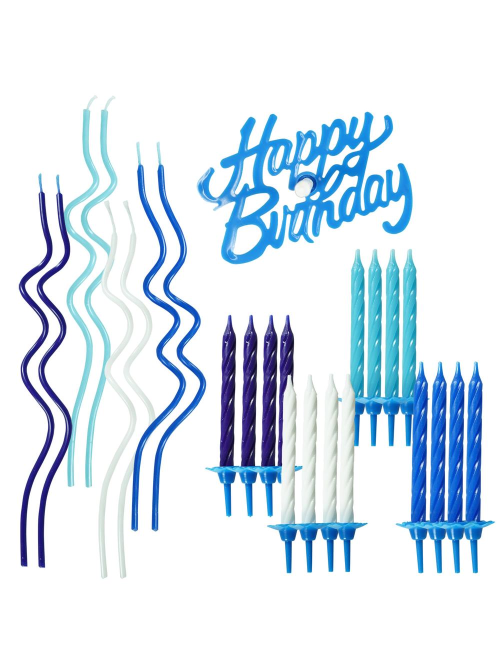 Zestaw świeczek urodzinowych dla chłopca