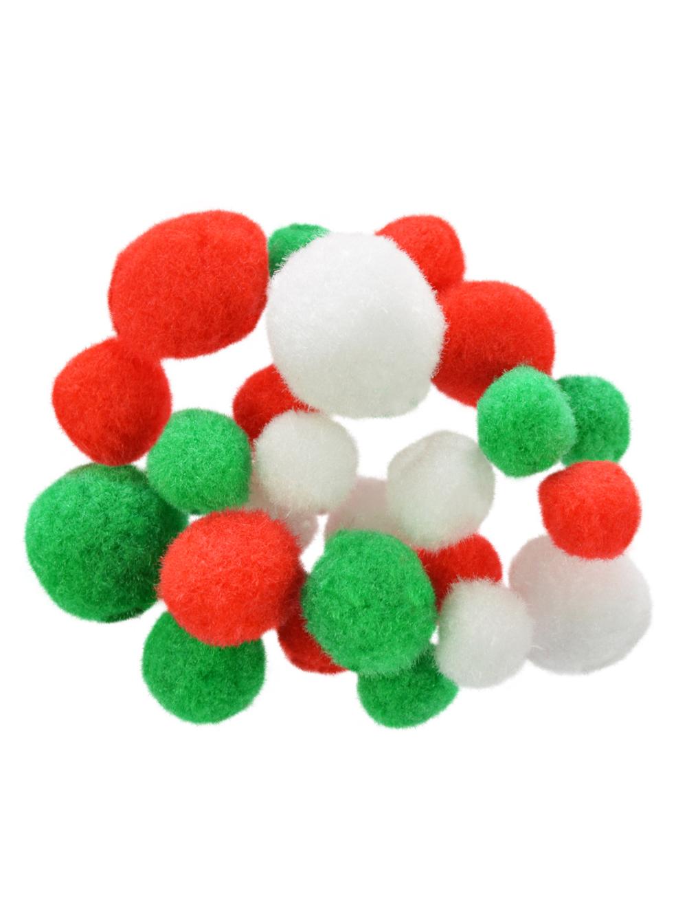 Pomponiki do zestawu zrób to sam (25 szt.)