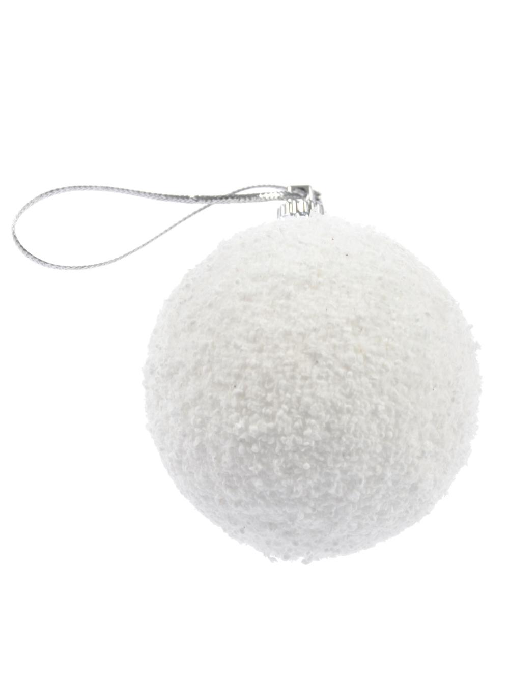 Zestaw bombek ośnieżonych (6 szt.)