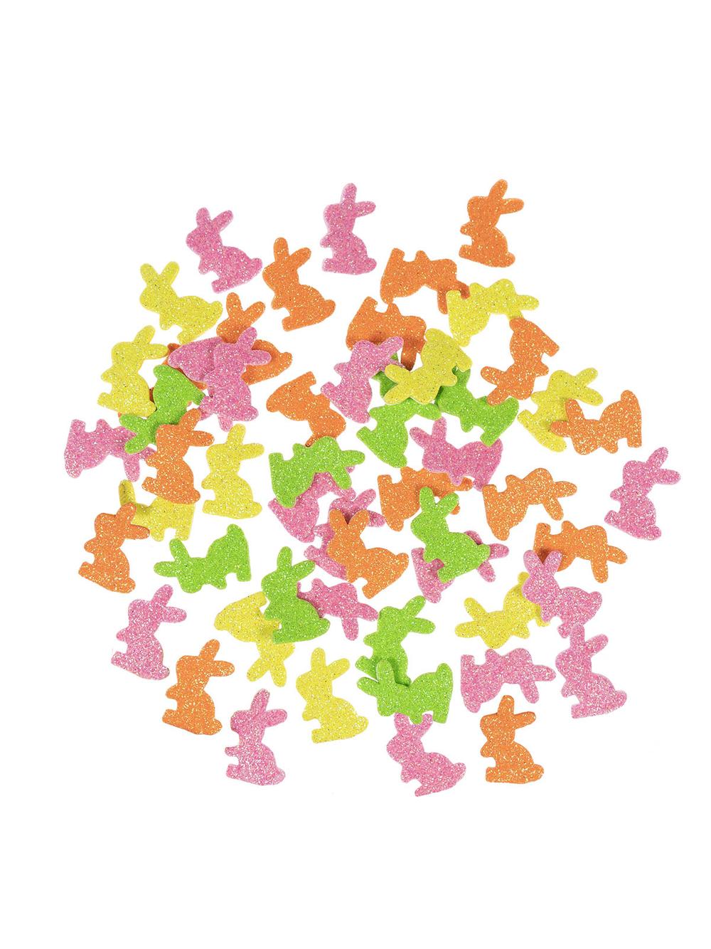 Wiosenne naklejki z brokatem