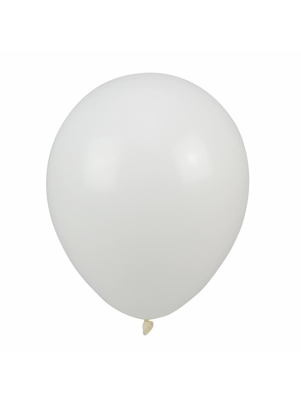 Balony pastelowe 12'' białe nr 010 (100 szt.)