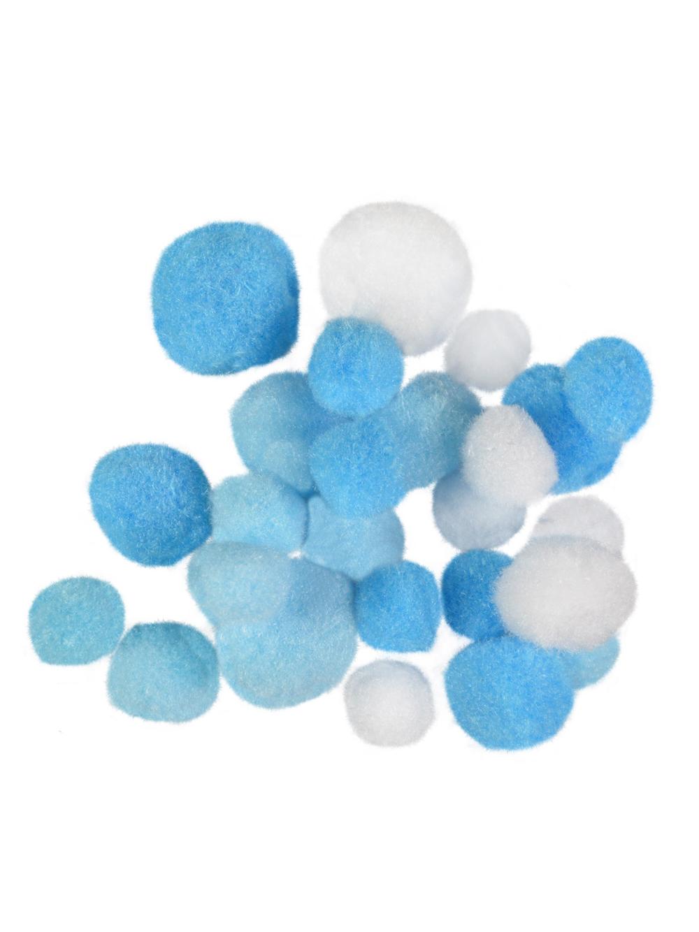 Pomponiki do zestawu zrób to sam (25 szt.)