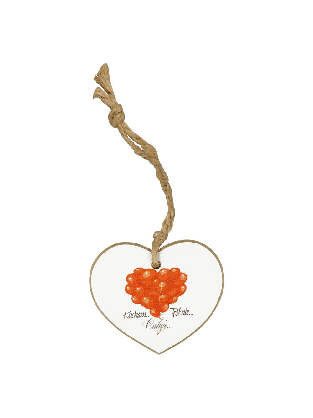 Drewniana tabliczka dekoracyjna