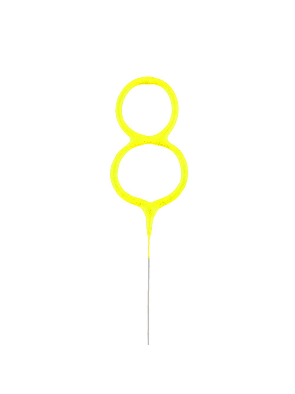 Zimne ognie cyferka nr 8