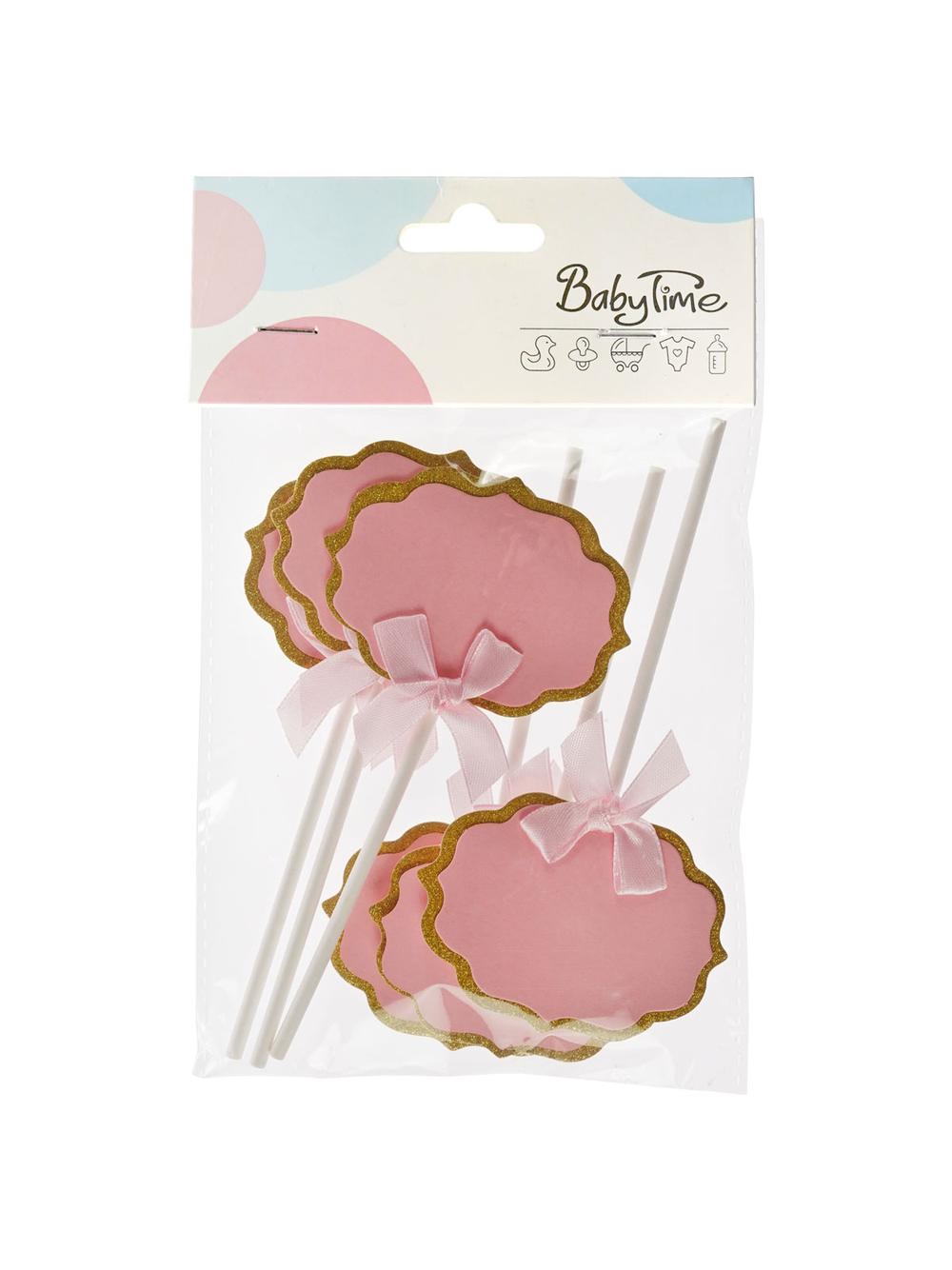 Pickery Baby shower - różowe (6 szt.)