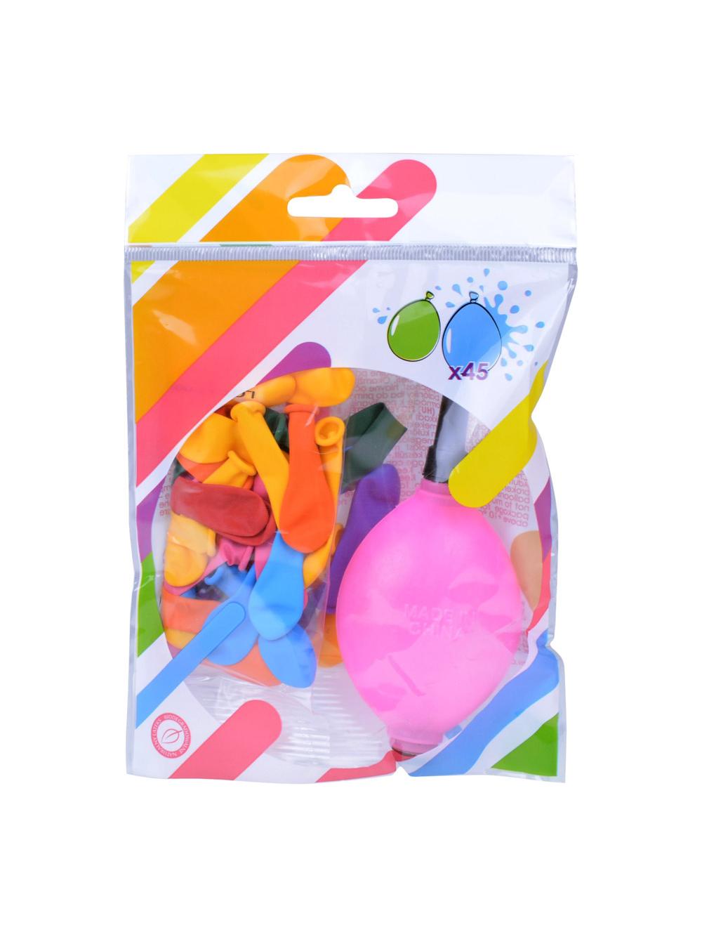 Balony wodne (45 szt.) z pompką