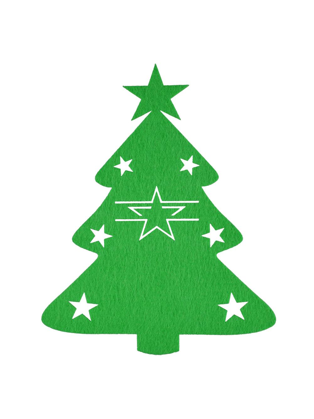 Etui na sztućce - choinki (4 szt.)