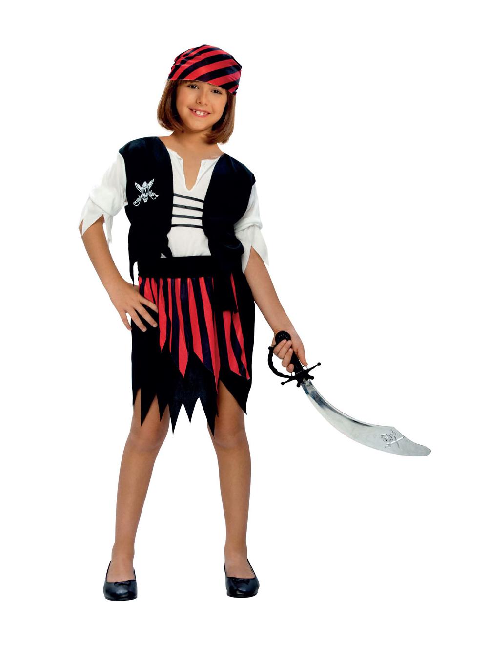 Strój dziecięcy - Piratka - rozmiar L