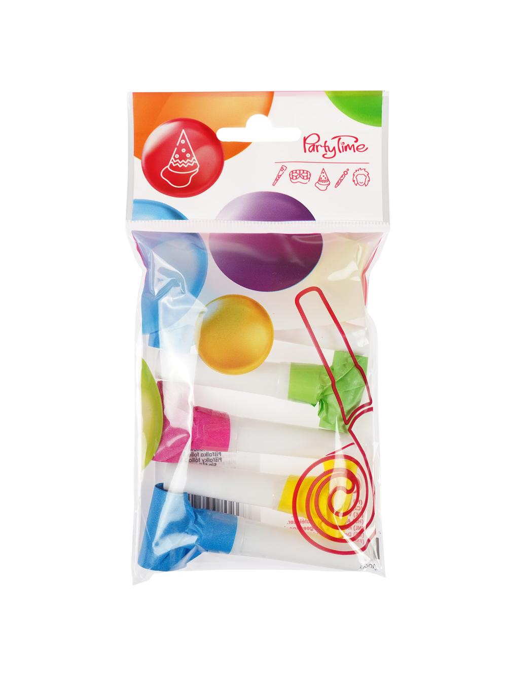 Gwizdki Neon party (6 szt.)