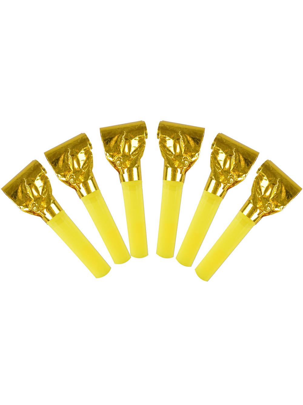 Gwizdki foliowe złote 2,5x35 cm