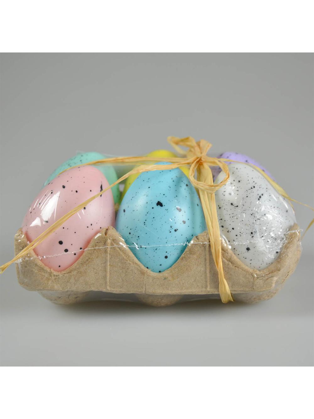 Kolorowe pisanki w wytłoczce (6 szt.)