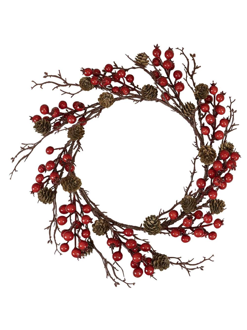 Wieniec z zimowymi jagodami