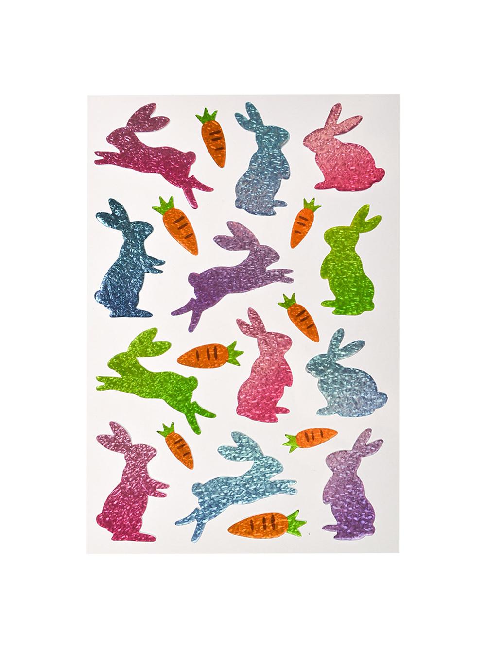 Naklejki wielkanocne zajączki