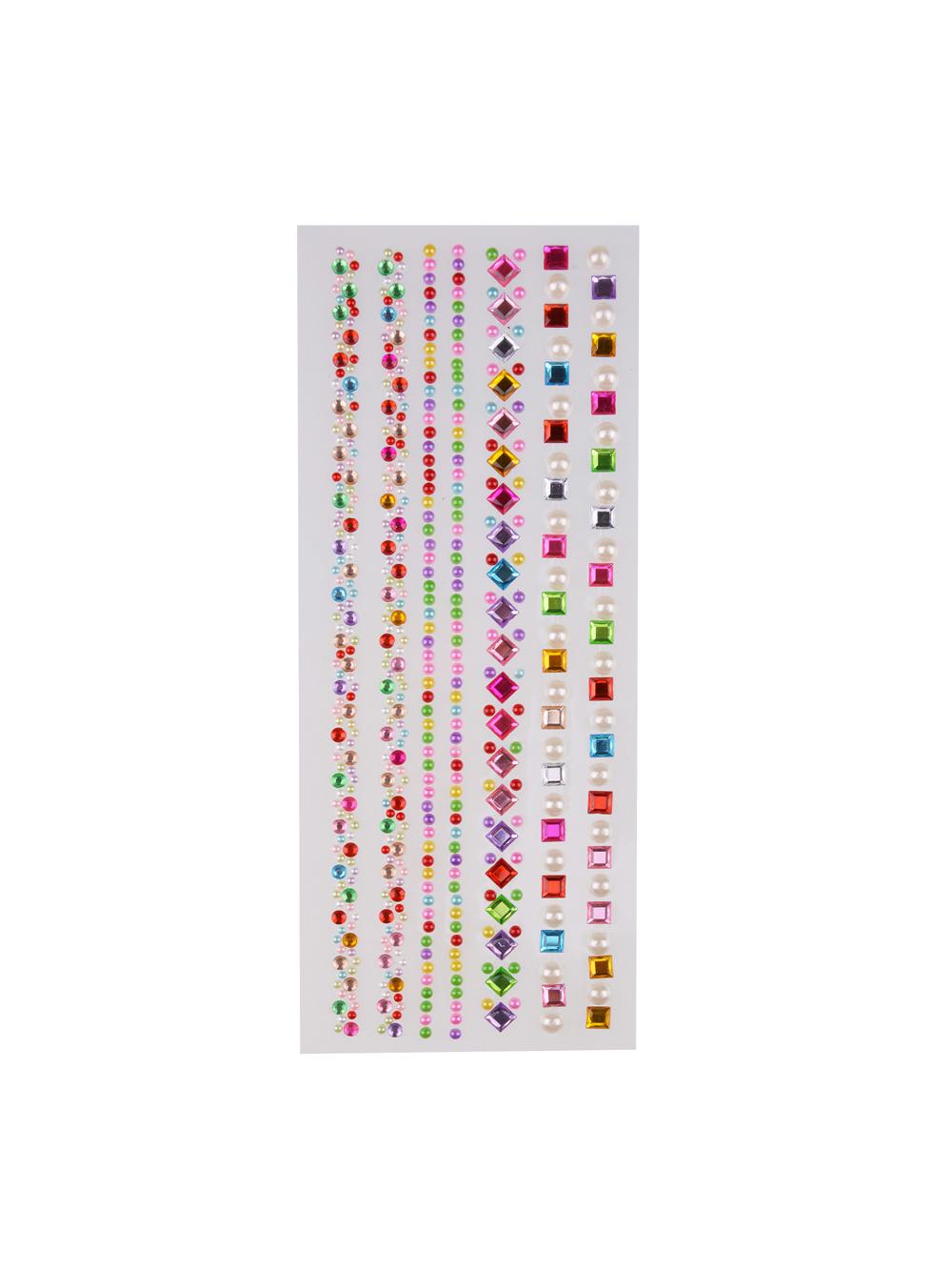 Samoprzylepne kryształki dekoracyjne - duże