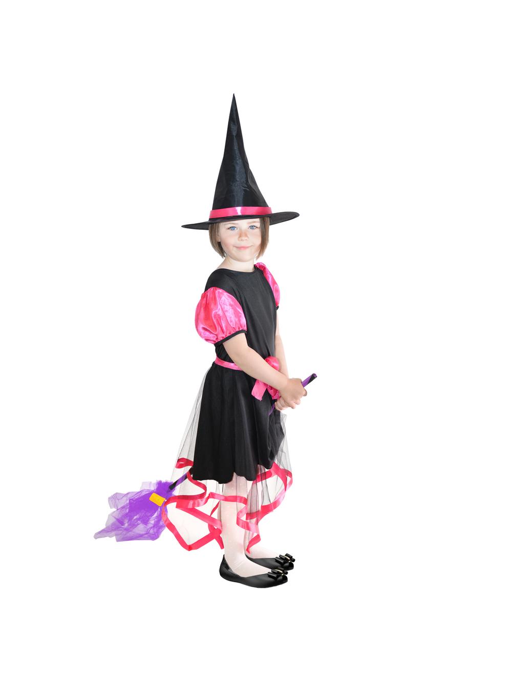 Strój dziecięcy - Kolorowa czarownica - rozmiar L
