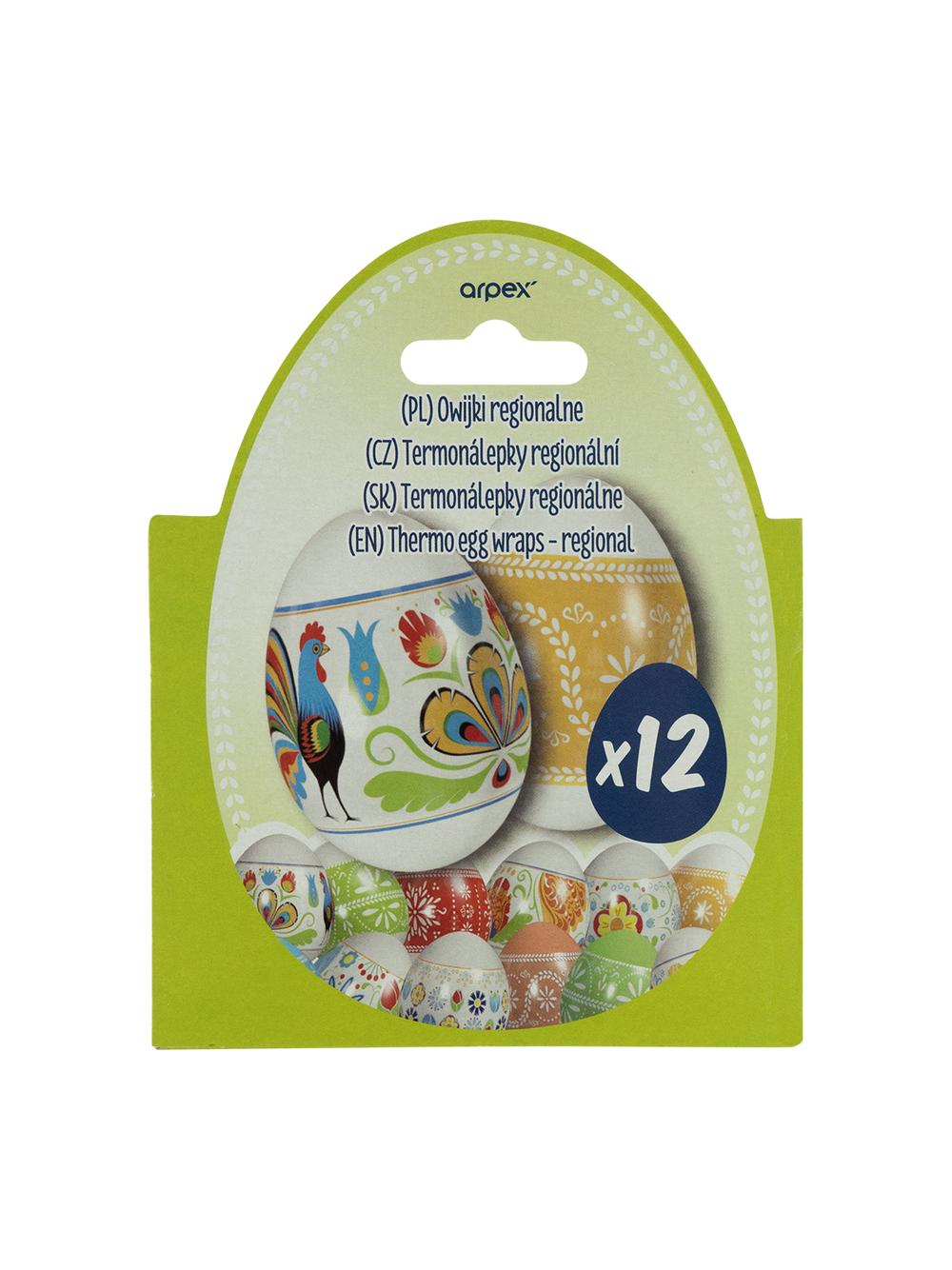 Owijki termokurczliwe na jajka - regionalne (12 szt.)