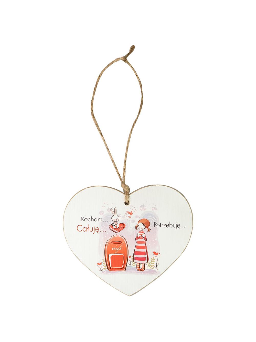 Drewniana tabliczka dekoracyjna duża