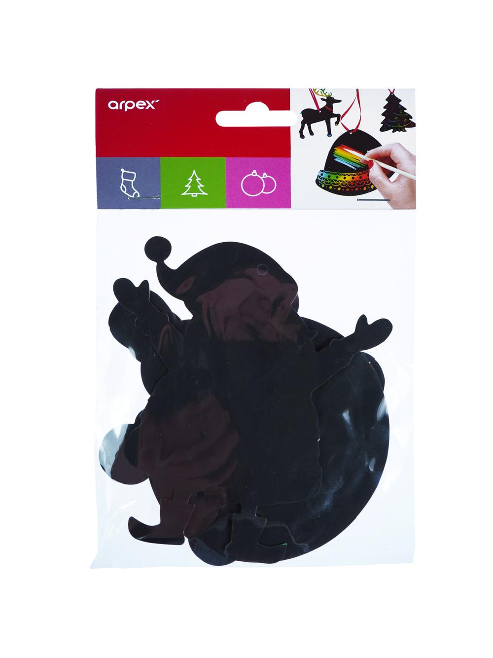 Świąteczne zawieszki - zdrapki (3 szt.)