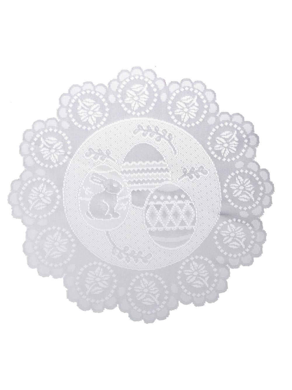 Serwetka na koszyczek z ażurowym wzorem