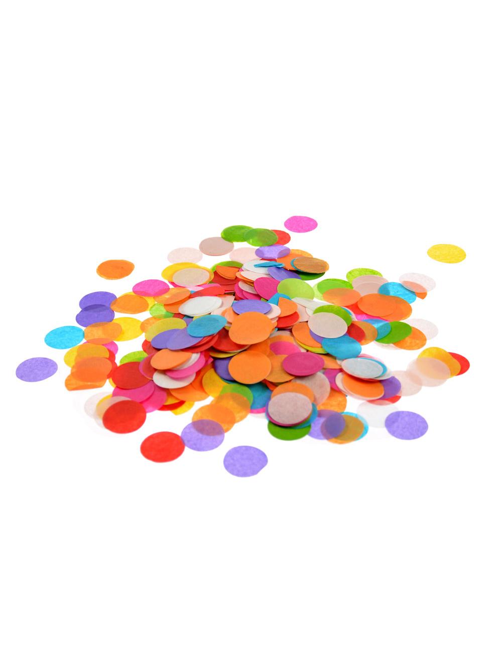 Kolorowe konfetti z bibuły