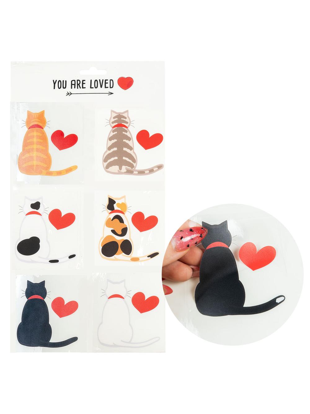 Naklejki elektrostatyczne - kotki