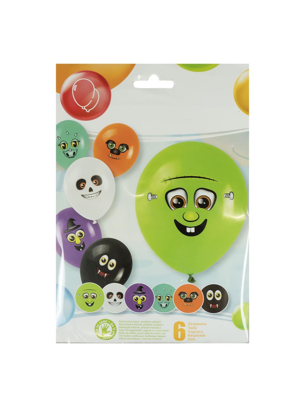 Balony potwory - zrób to sam (6 wzorów) (6 szt.)