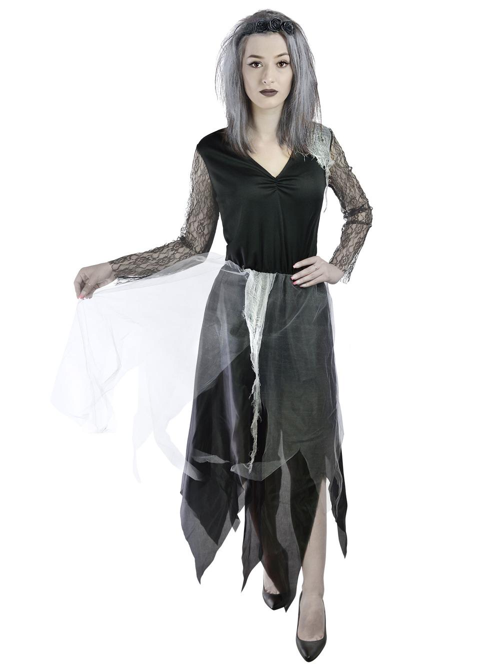 Strój dla dorosłych - Czarna dama