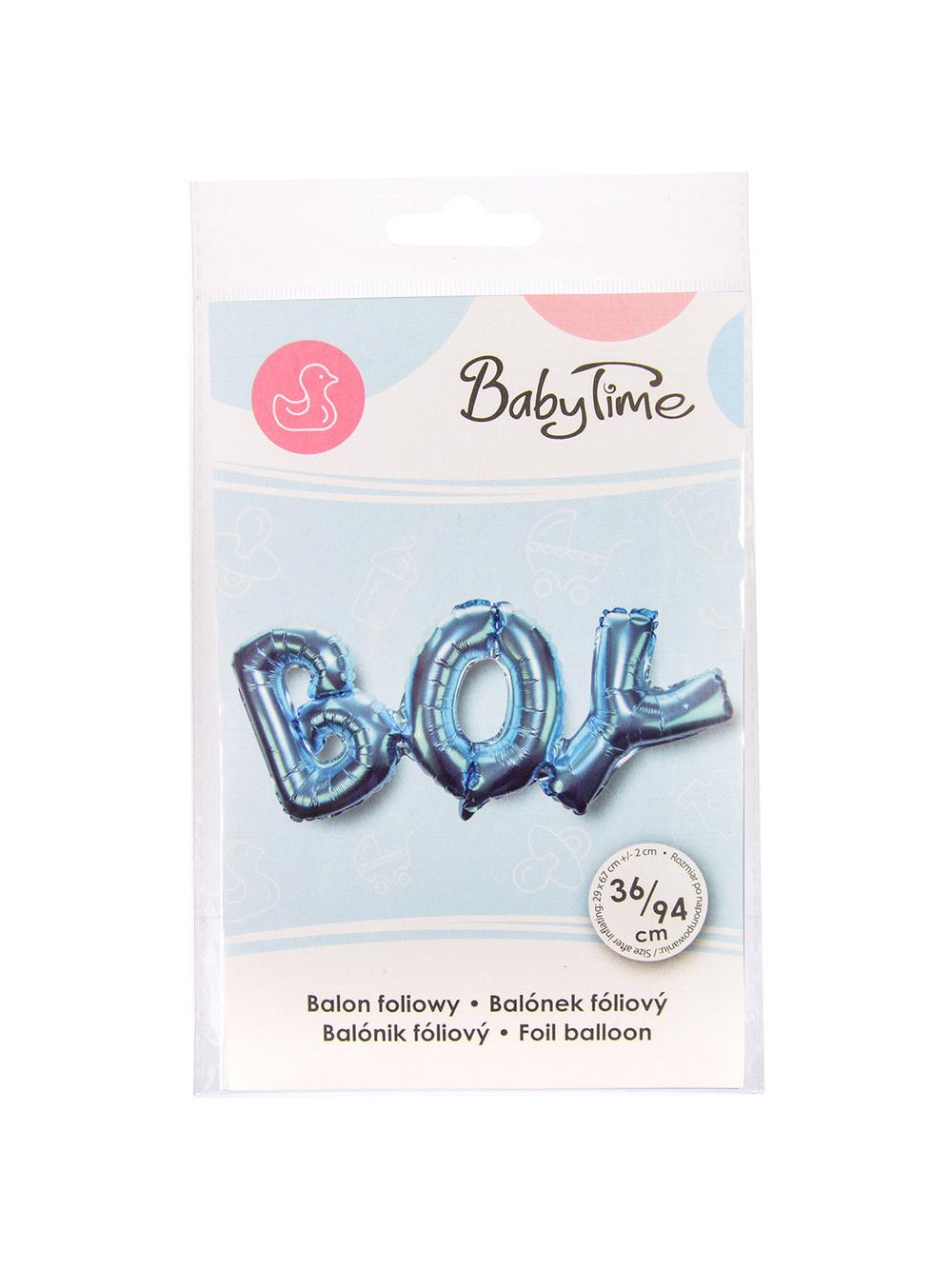 Balon foliowy napis Boy