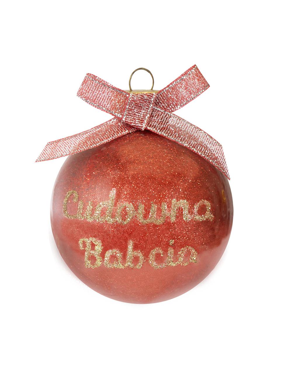 Brokatowa bombka dla Babci