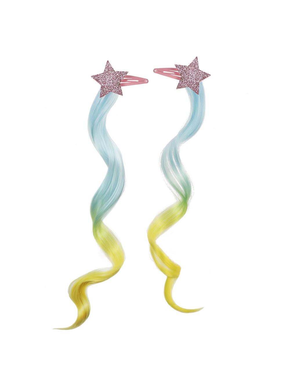 Kolorowe pasemka - spinki (2 szt.)