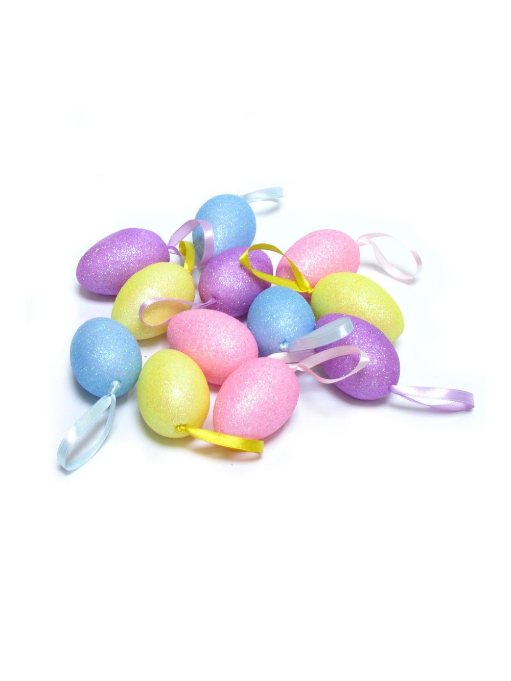 Pisanki brokatowe w tubie (12 szt.)