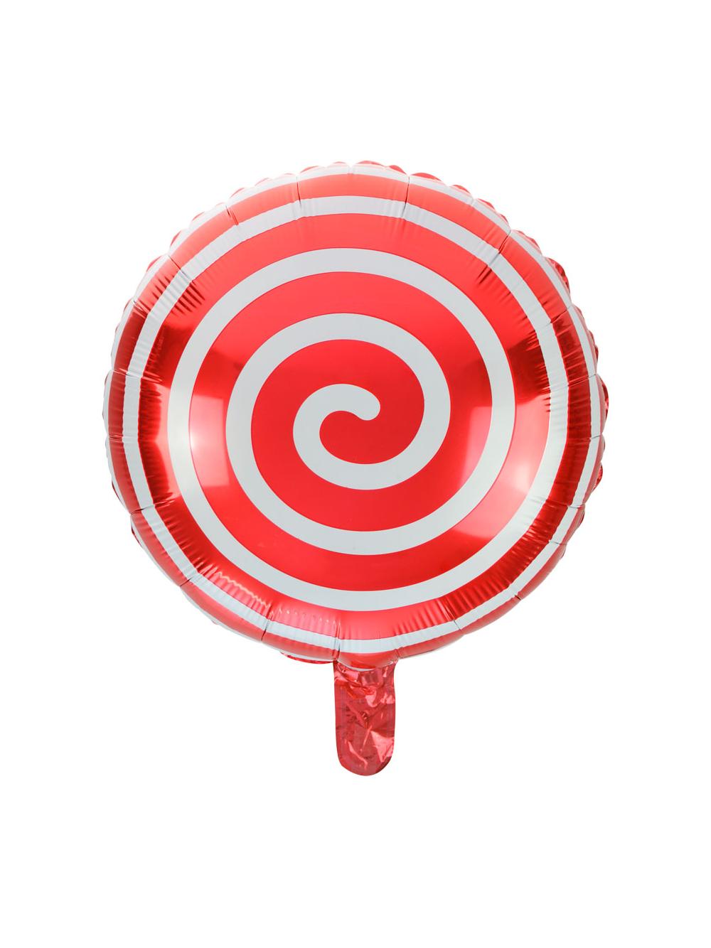 Balon foliowy lizak czerwony