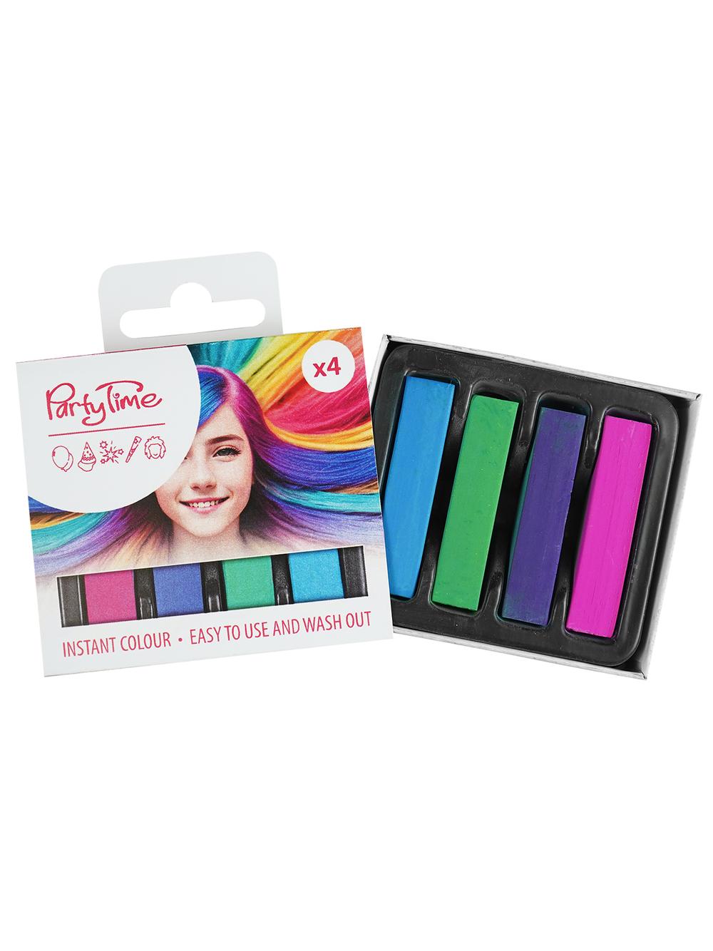 Kreda do charakteryzacji włosów (4 szt.)