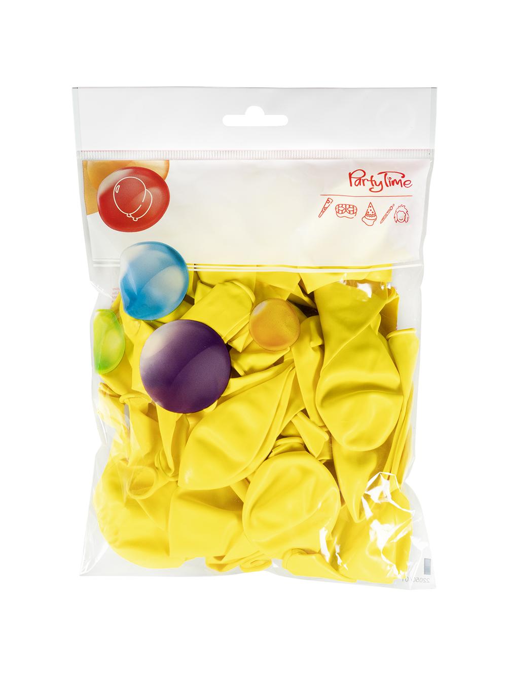 Balony pastelowe żółte (50 szt.)