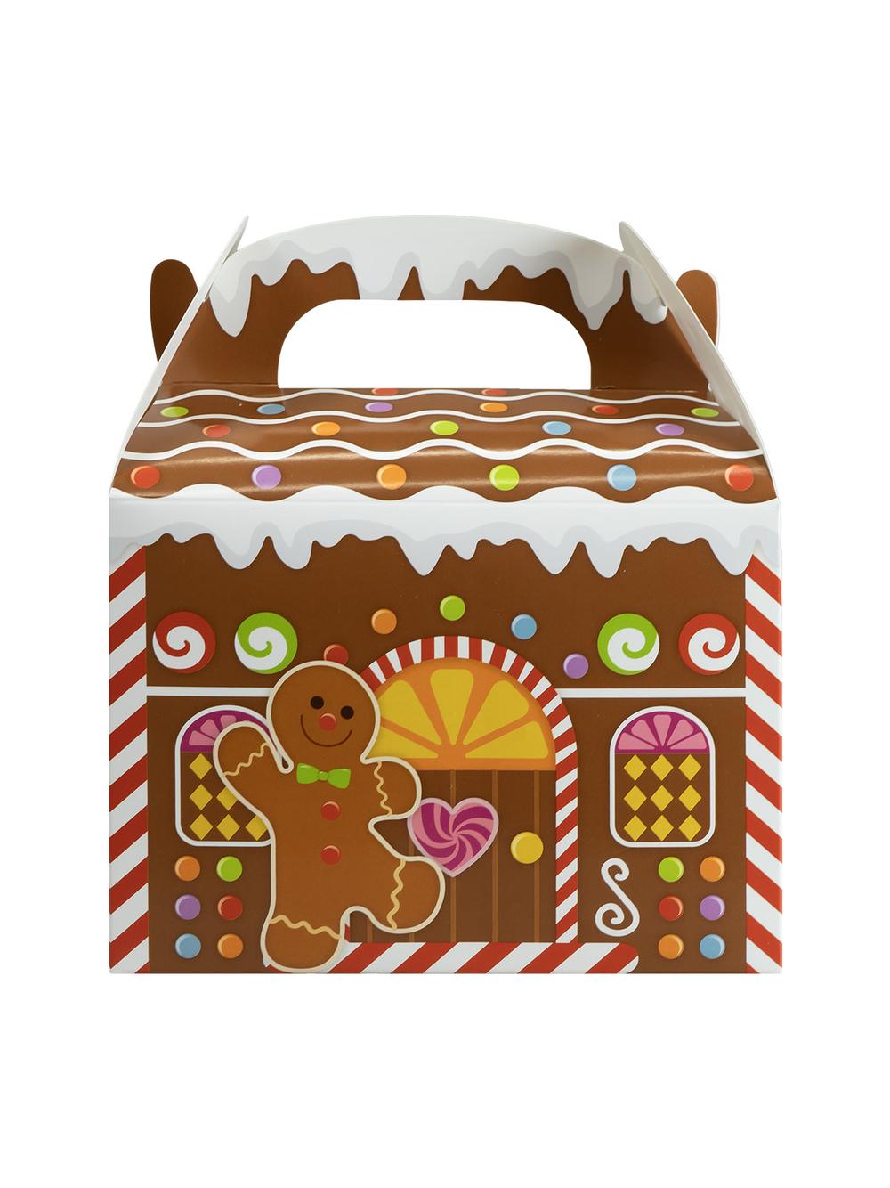 Papierowe domki - pudełko na upominki (2 szt.)