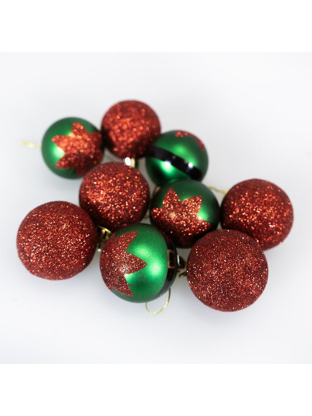 Zestaw bombek - elfy (9 szt.)