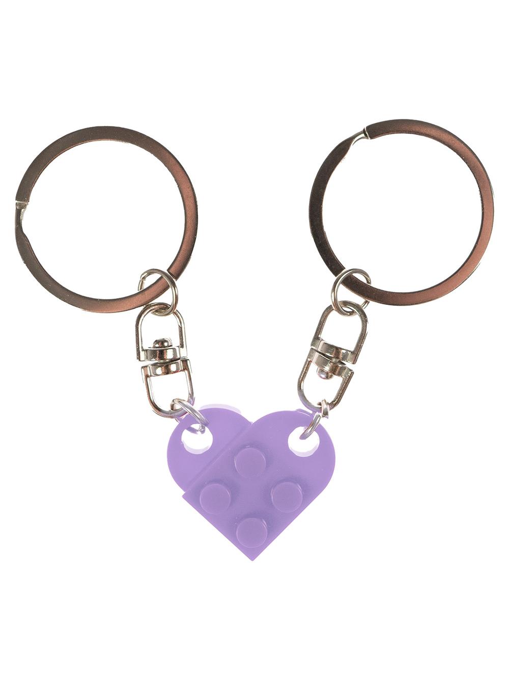 Breloki - serce z klocków