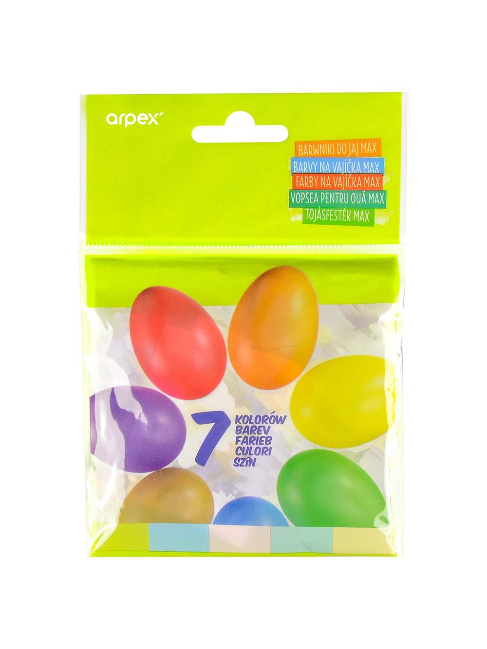 Barwniki do jaj max - 7 kolorów