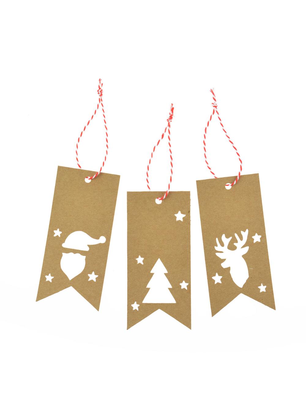 Zawieszki na prezenty eko (12 szt.)