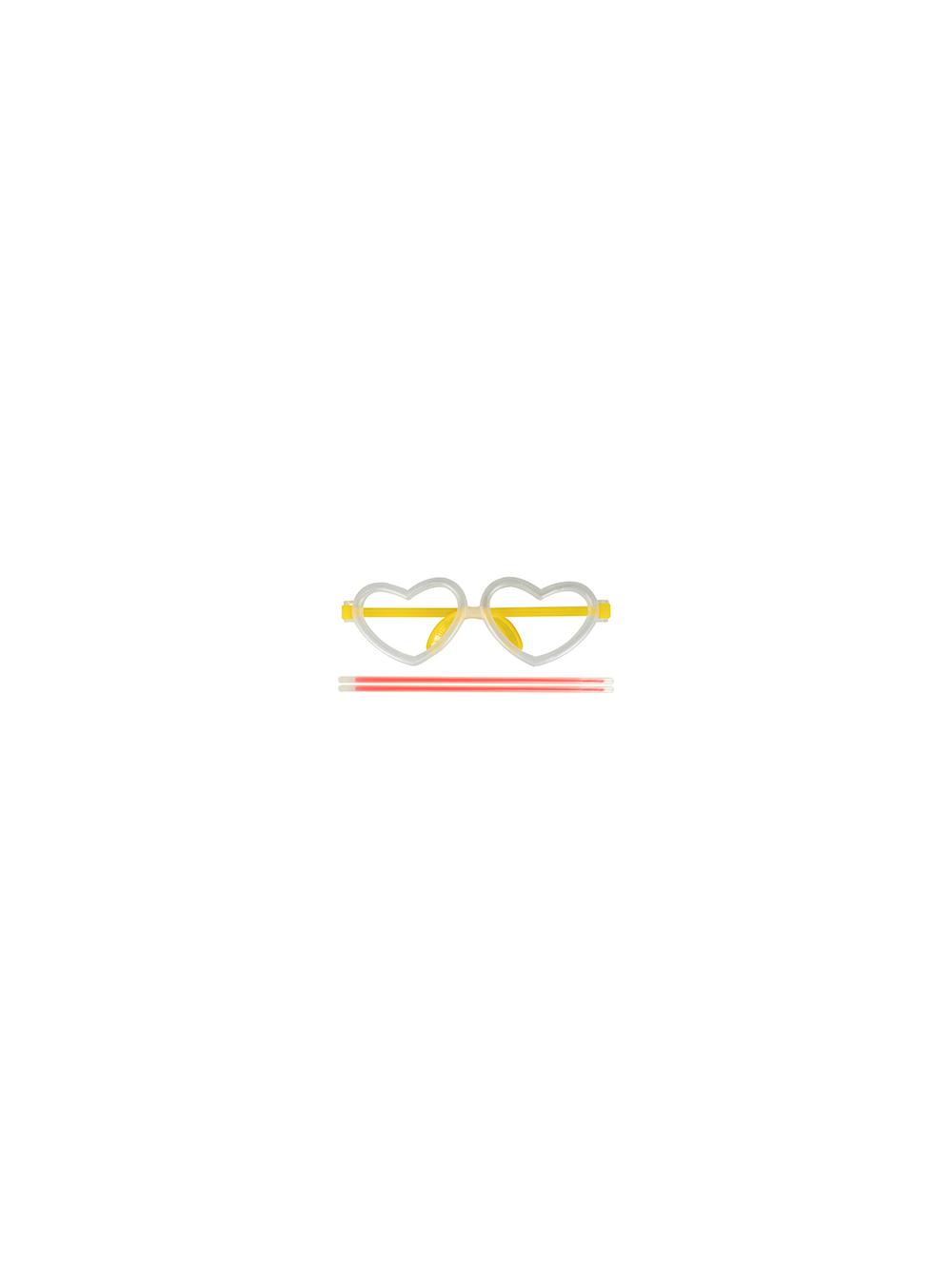 Okulary serca Glow stick