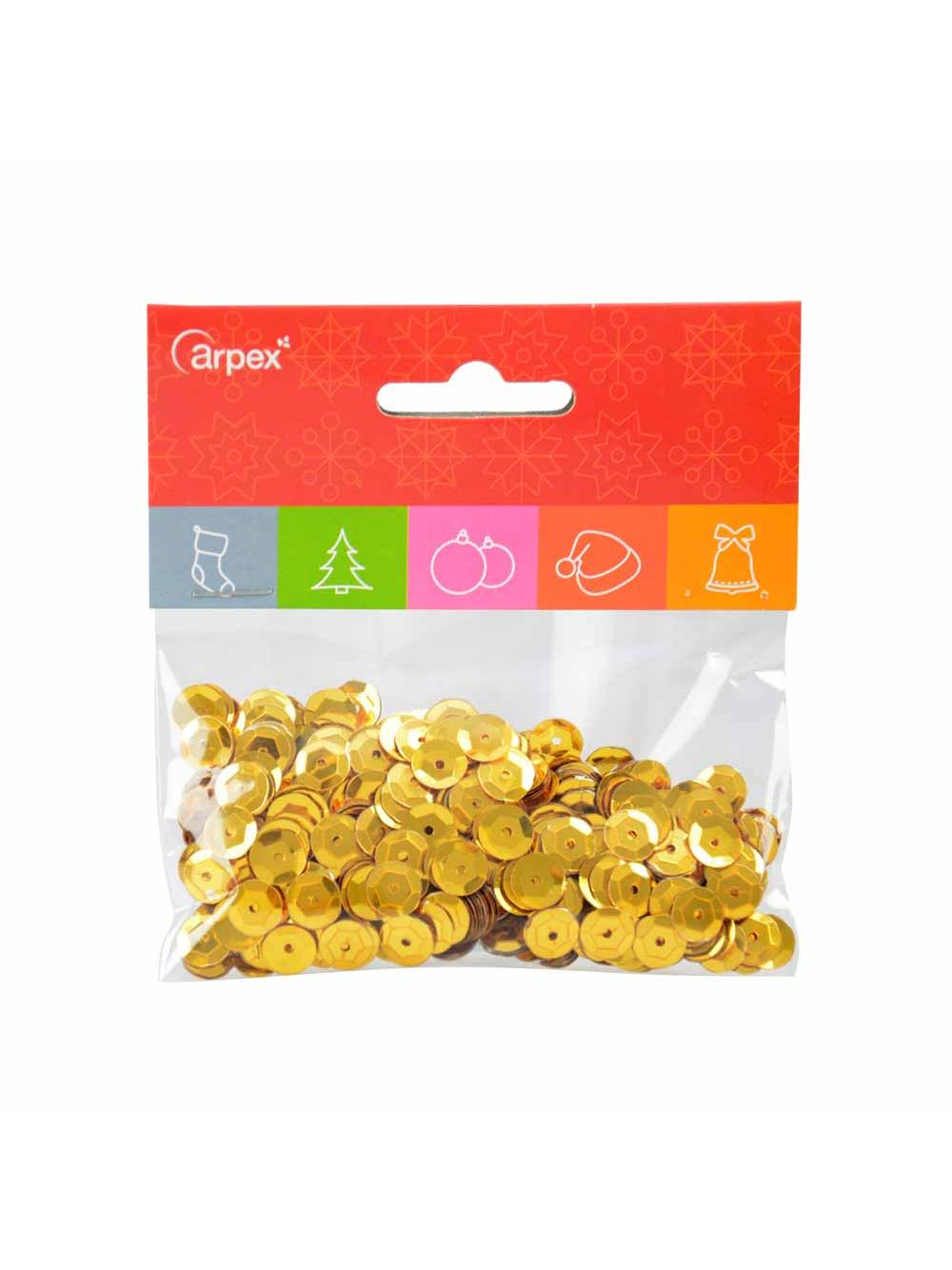 Cekiny dekoracyjne złote