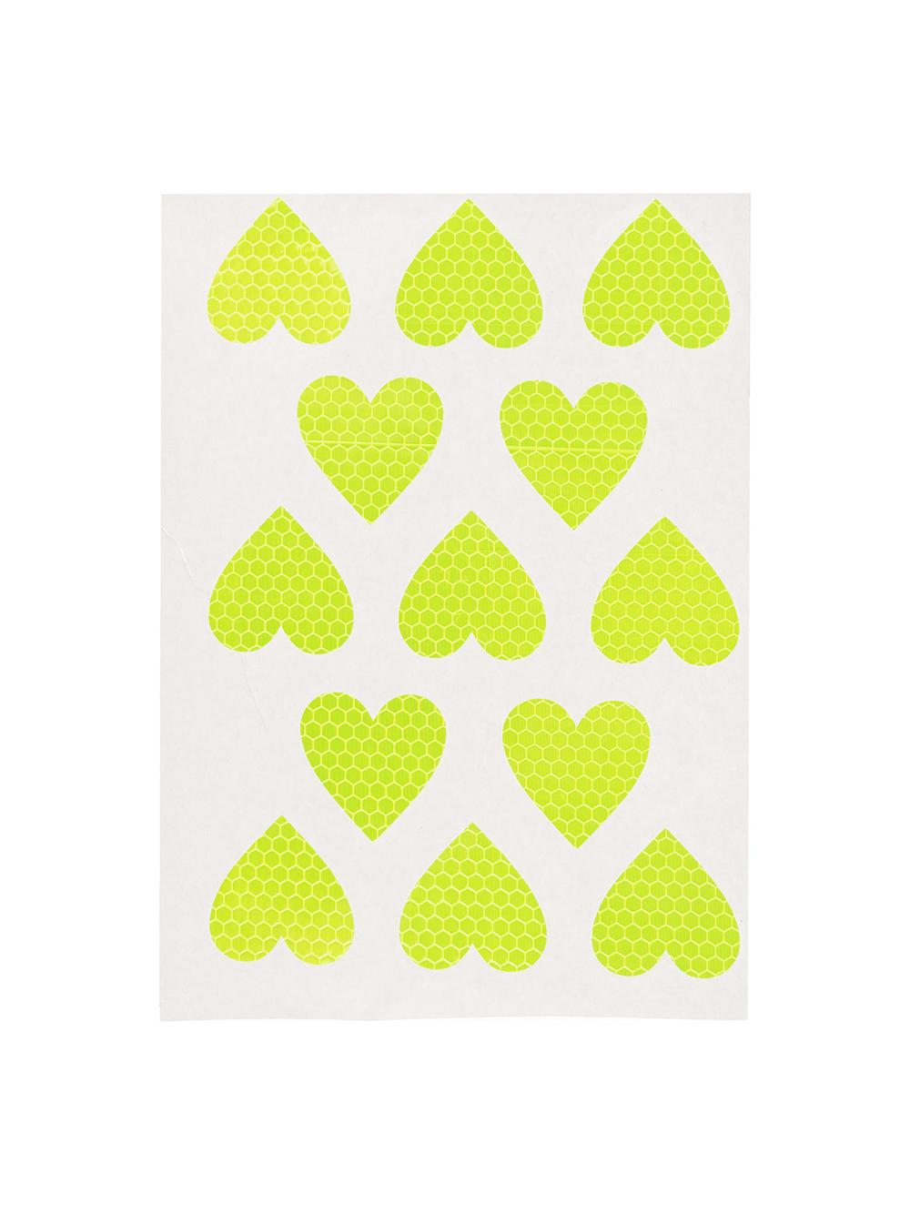 Naklejki odblaskowe serca