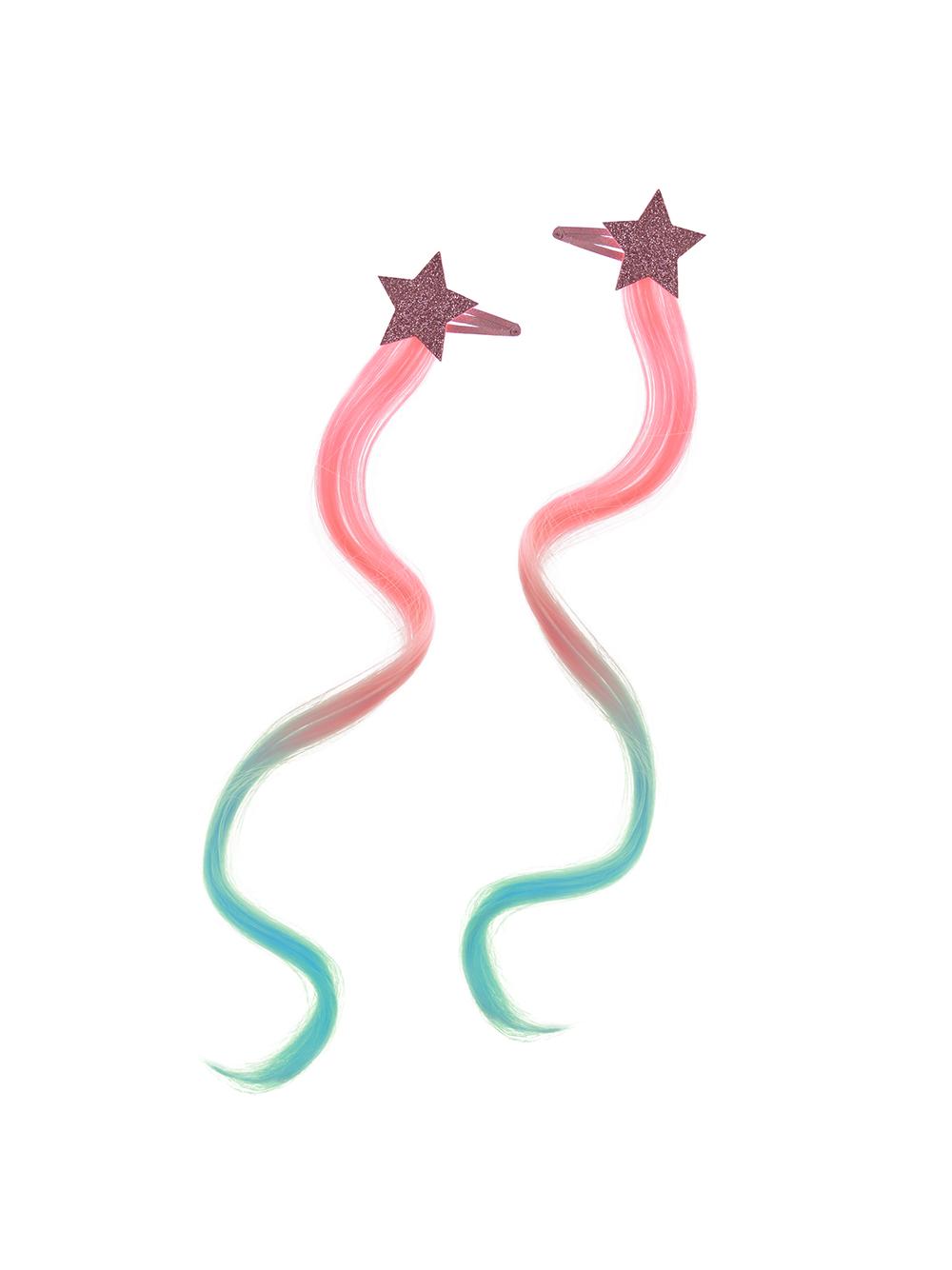 Kolorowe pasemka - spinki (2 szt.)