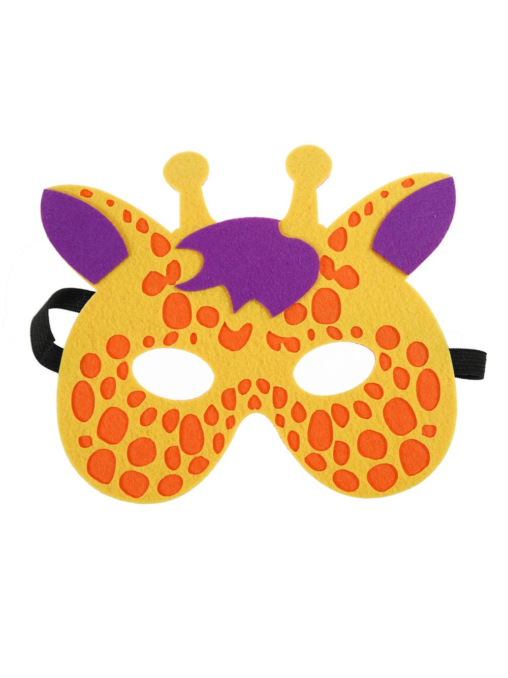 Filcowa maska zwierzątka - żyrafa