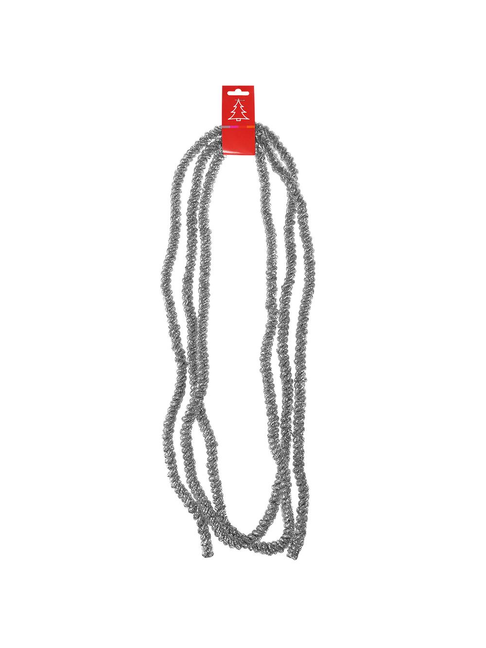 Łańcuch spiralny srebrny