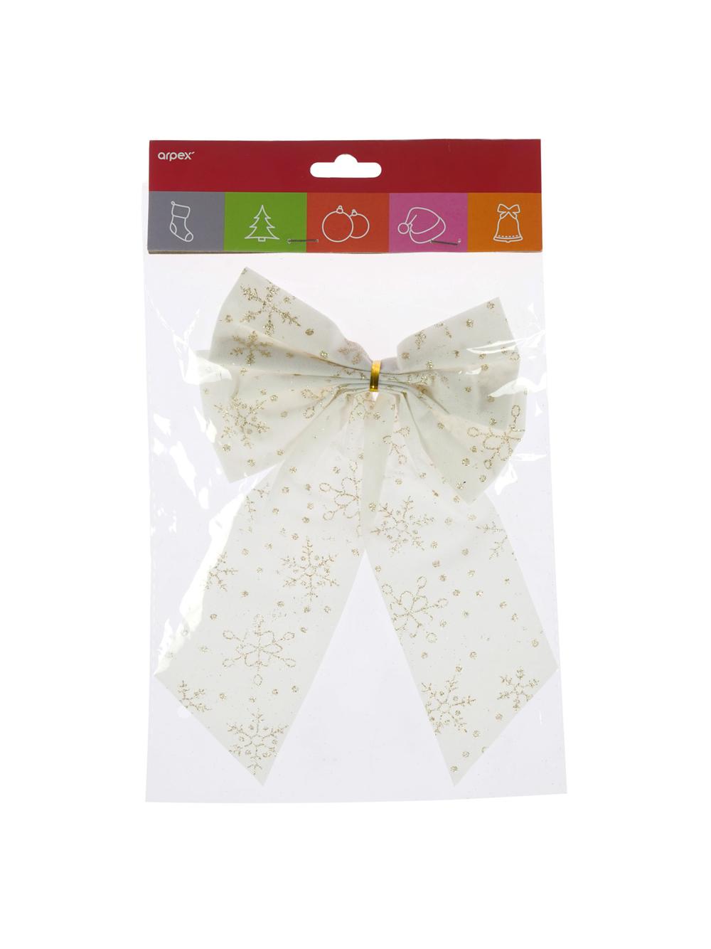 Kokarda duża kremowa