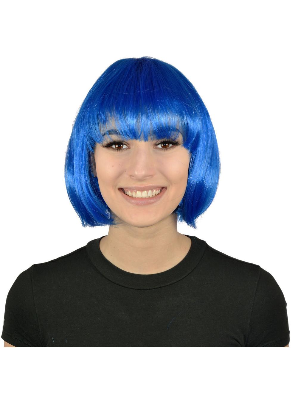 Peruka bob granatowa