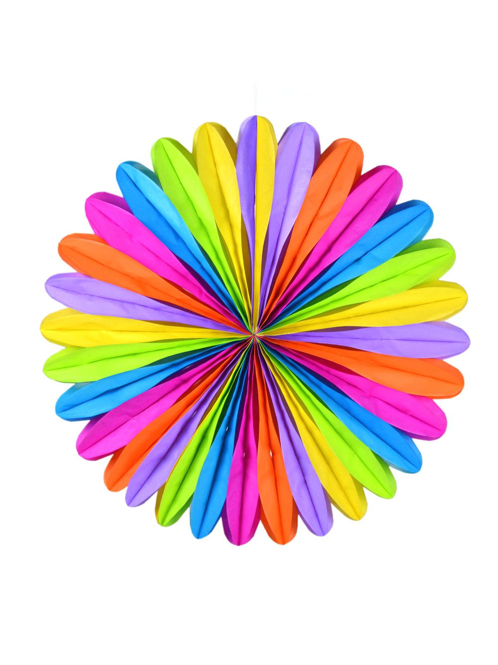 Rozeta multikolor - rainbow - FSC Mix Credit