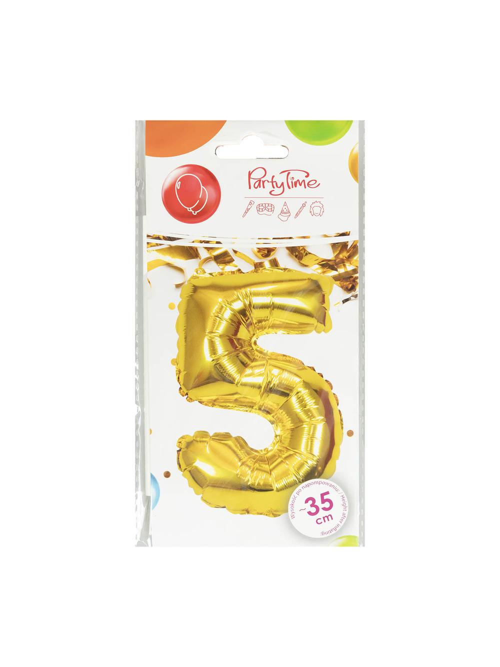 Balon foliowy cyferka nr 5